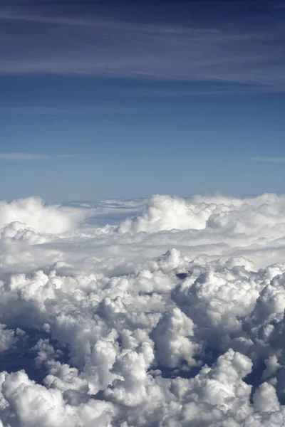 Italy, clouds in the sky, aerial view — Stock Photo, Image