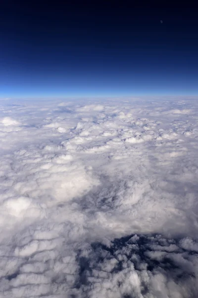 Itália, vista aérea das nuvens no céu — Fotografia de Stock