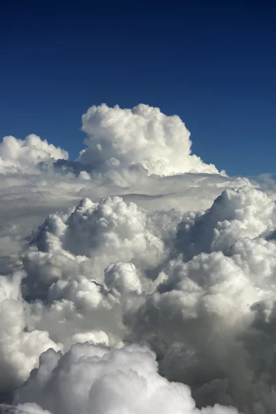 Italy, clouds in the sky, aerial view Royalty Free Stock Photos