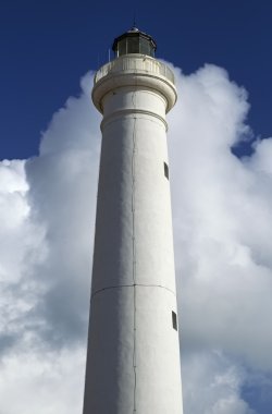 İtalya, Sicilya, Akdeniz, Punta Secca (Ragusa Eyaleti), deniz feneri manzarası