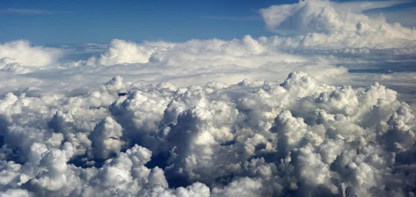 Olaszország, felhők az égen, légifelvételek — Stock Fotó