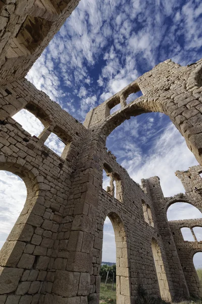 Italia; Sicilia, Sampieri (provincia de Ragusa), ruinas de una antigua fábrica de ladrillos —  Fotos de Stock