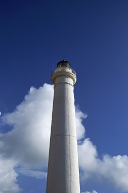 İtalya, Sicilya, Akdeniz, Punta Secca (Ragusa Eyaleti), deniz feneri manzarası