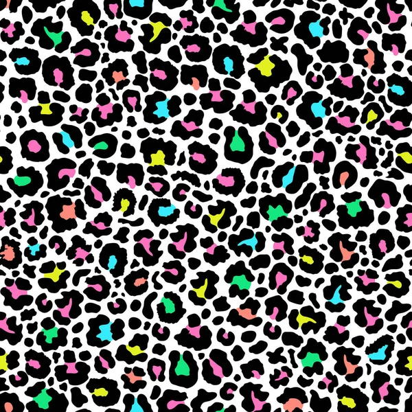 Patrón de piel de leopardo. — Vector de stock