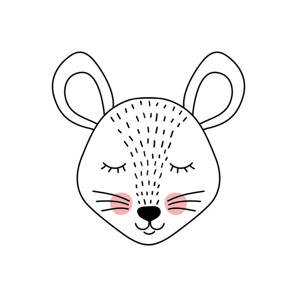 Мила чарівна миша — стоковий вектор