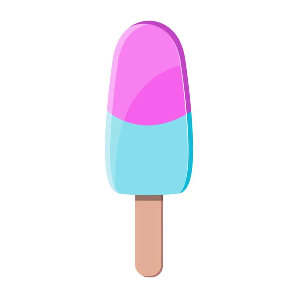 Colorido helado sabroso — Vector de stock