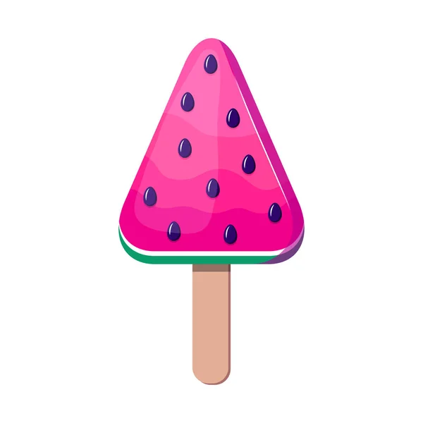 Colorido helado sabroso — Vector de stock