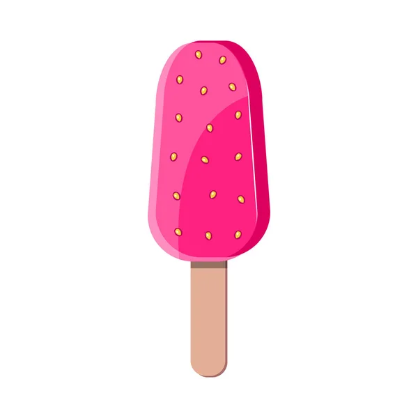 Colorido helado sabroso — Vector de stock