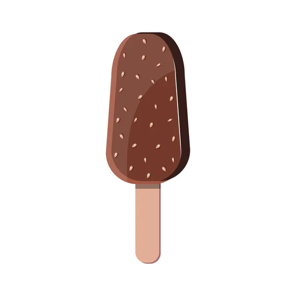 Colorido helado sabroso — Vector de stock