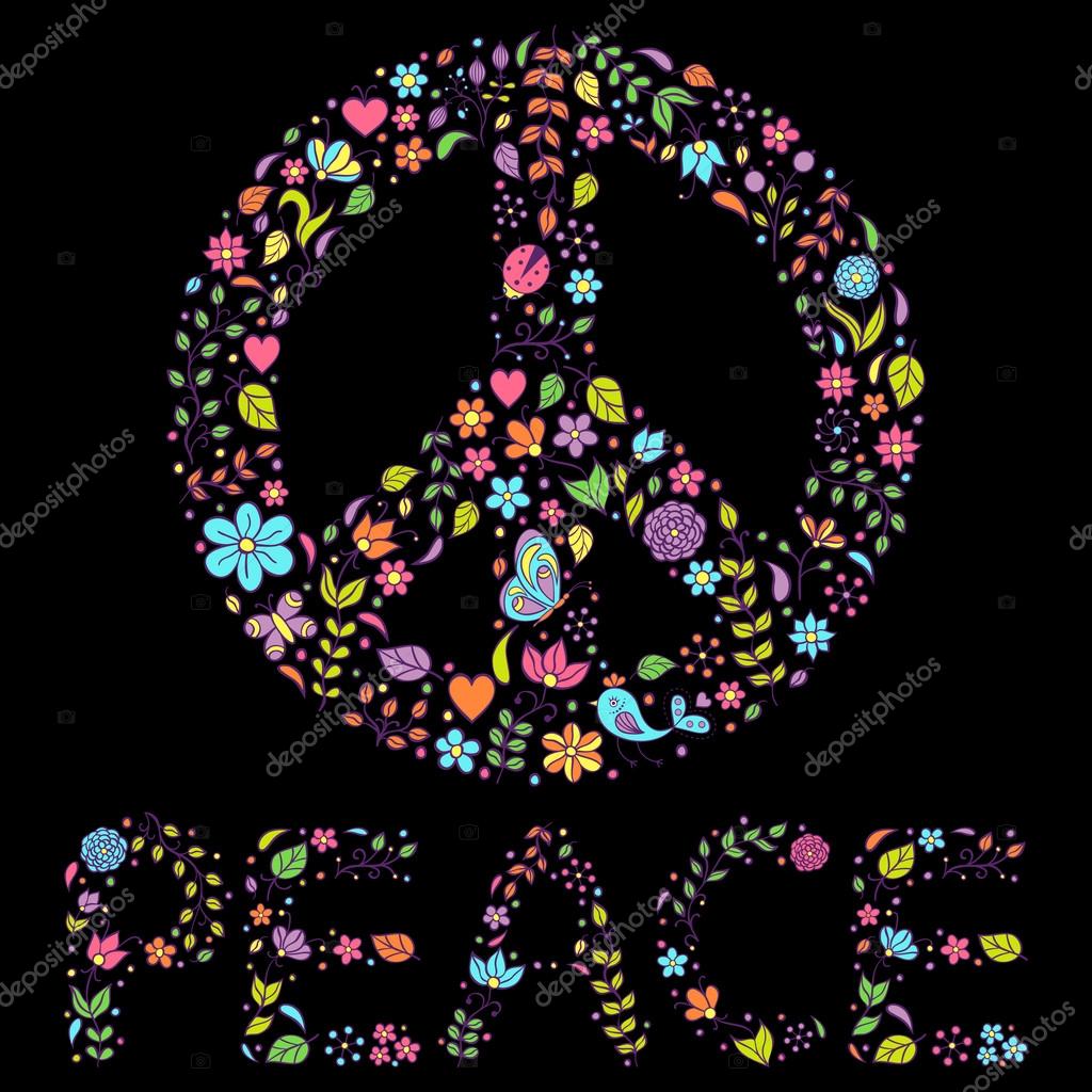 Peace symbol Stock Vector Image by ©kiyanochka #68874393