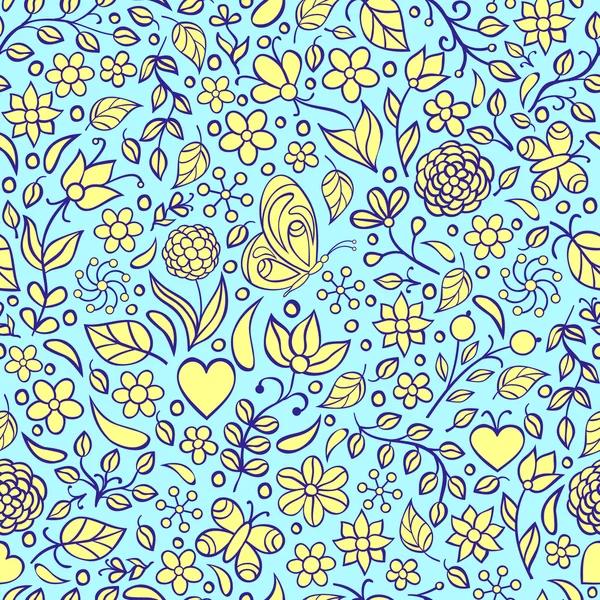 Fundo floral — Vetor de Stock