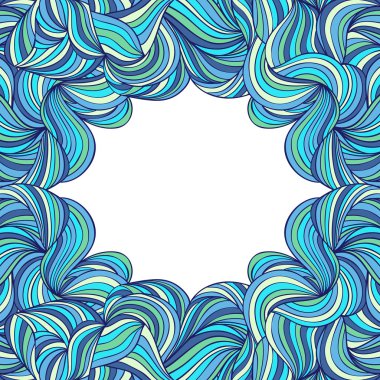 Soyut renkli çerçeve