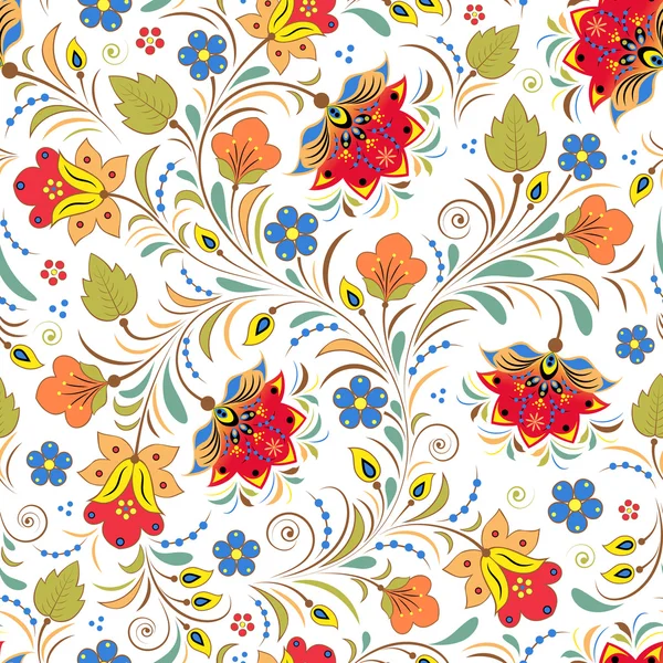 Ornement floral russe — Image vectorielle