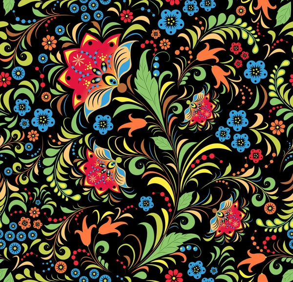 Russische floral ornament — Stockvector