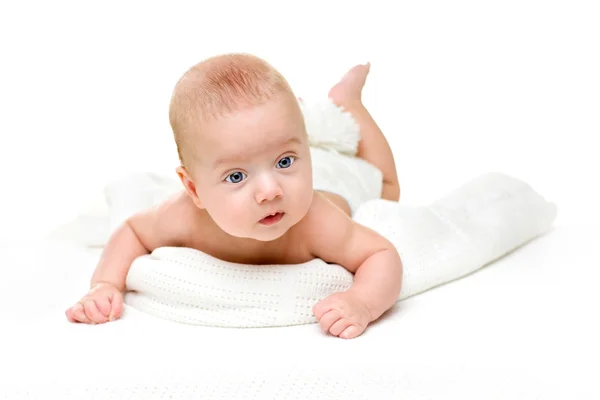 Retrato de um bebê de quatro meses — Fotografia de Stock