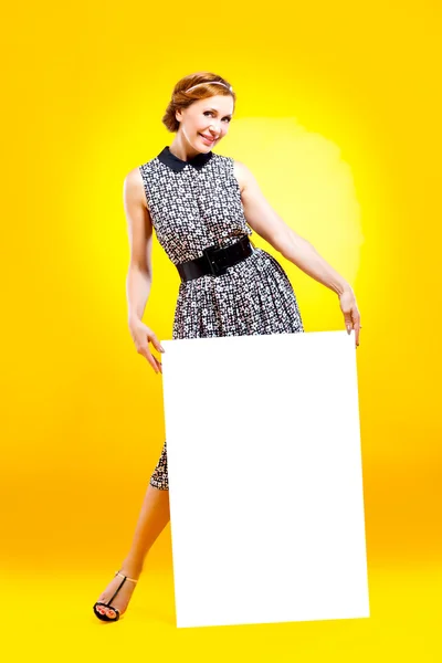 Pin-up girl in american style — Stock Photo, Image