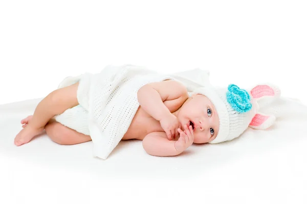 Portrait of a four months old baby — Stock Photo, Image