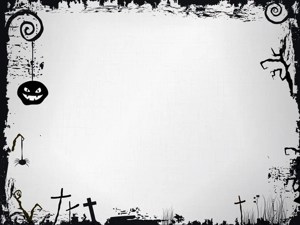 Grunge Halloween frame — Stock Illustration Grunge Halloween frame Royalty Free Stock Illustrations