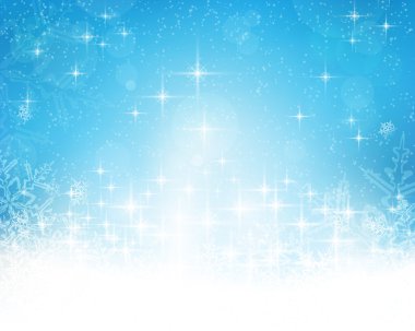 Soyut mavi beyaz Noel, kış arka plan