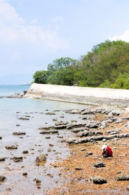 Dağ ve deniz Sichang, Thaila'nın Chonburi il landmark üzerinde