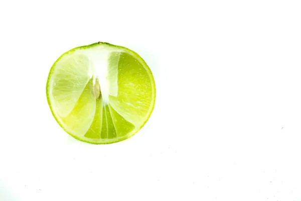 Citron sur fond blanc — Photo