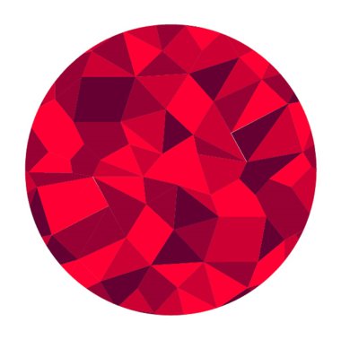 Polygon mosaic background illustration