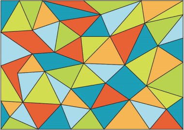 Polygon mosaic background illustration