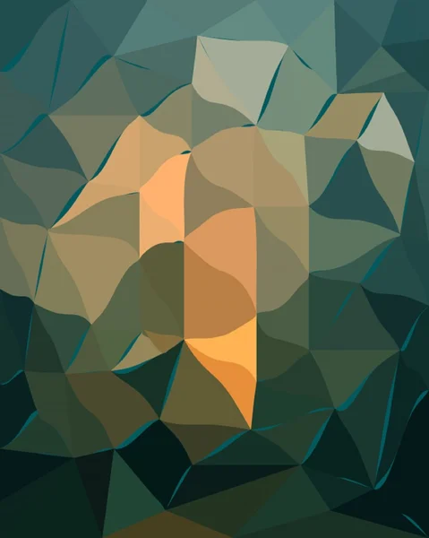 Polygon mosaic background illustration — Stockfoto