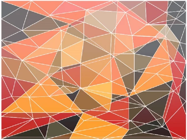 Polygon mosaic background illustration — Stock Photo, Image