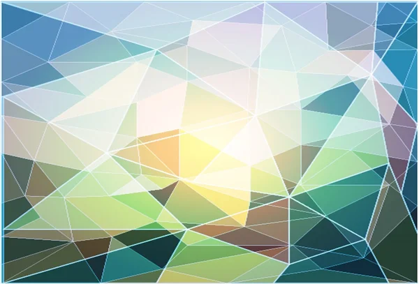 Polygon mosaic background illustration — Stock Photo, Image