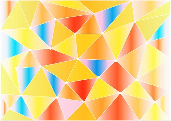 Polygon mosaic background illustration — Stock Photo, Image