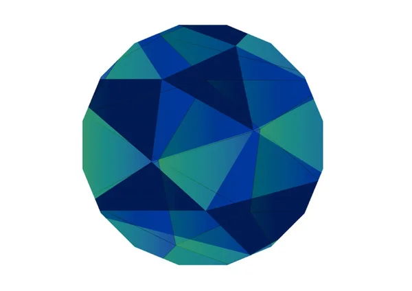 Illustration de fond mosaïque polygone — Photo