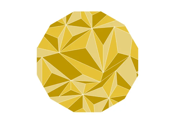 Fond en mosaïque polygone.Illustration vectorielle — Photo