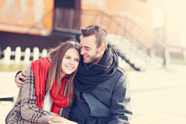 Genç Romantik Çift