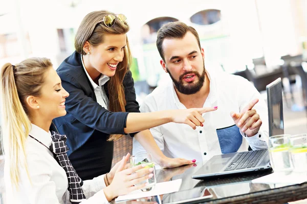 Group of business people working — Stock Photo, Image