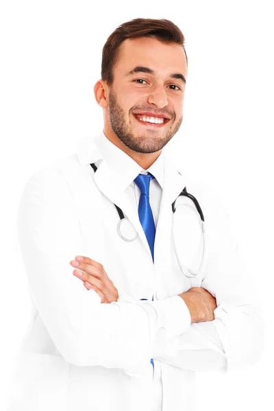 Giovane medico fiducioso — Foto Stock