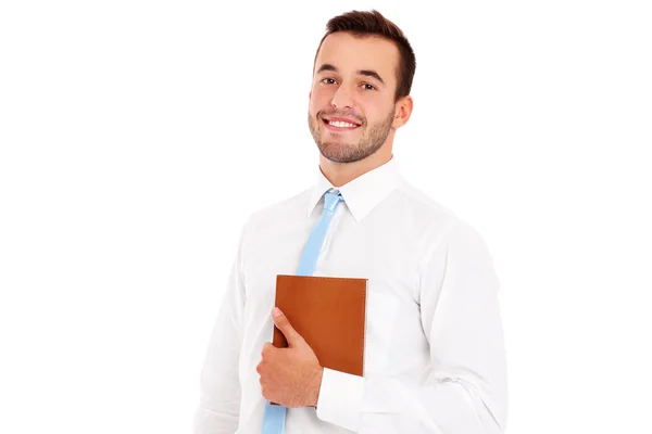 Businessman with documents — Stock Photo, Image