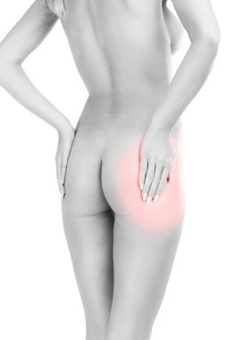 Kalça ağrısı acı kadın
