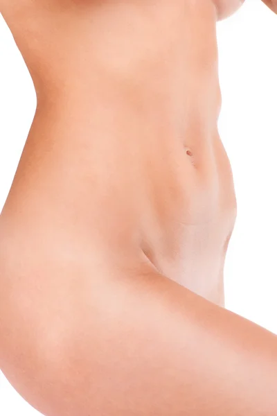 Nackter weiblicher Bauch — Stockfoto
