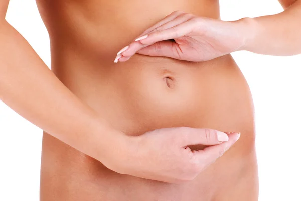 Imagen del abdomen femenino — Foto de Stock