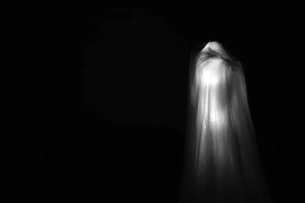 Fantasma Verdadeiro Fantasma Capturado Câmera Espírito Aparição Fantasmagórica Capturado Câmera — Fotografia de Stock