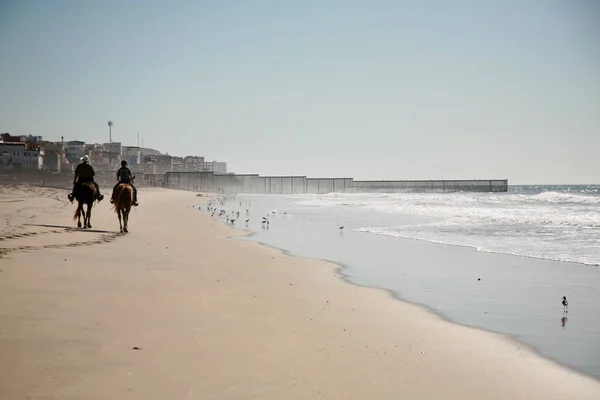 Border Field State Park Spiaggia Confine Campo Ysidro California Che — Foto Stock