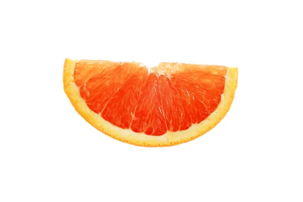 Navel Orange Isolated White Room Text — Stock Photo, Image