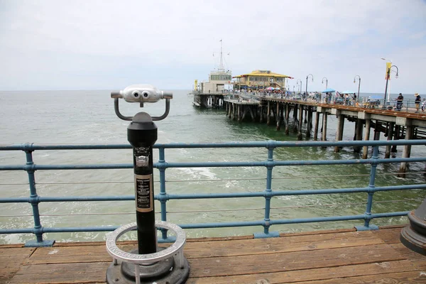 May 2021 Santa Monica California Usa Pier View — Stock Photo, Image