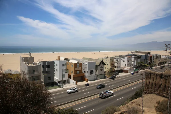 Mayo 2021 Santa Monica California Una Vista Beach Front Homes — Foto de Stock