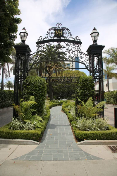 California Estados Unidos Puerta Fairmont Hotel Santa Monica California —  Fotos de Stock