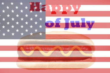Amerikan Bağımsızlık Günü. 4 Temmuz kutlu olsun. ABD Bağımsızlık Günü. Amerikan bayrağı. 4 Temmuz. 4 Temmuz mesajlı American Flag ve Hardallı Hot Dog. Amerikan Bağımsızlık Günü Kutlaması. 4 Temmuz kutlu olsun.. 