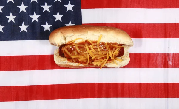 Americký Den Nezávislosti Šťastný Července Den Nezávislosti Usa Americká Vlajka — Stock fotografie