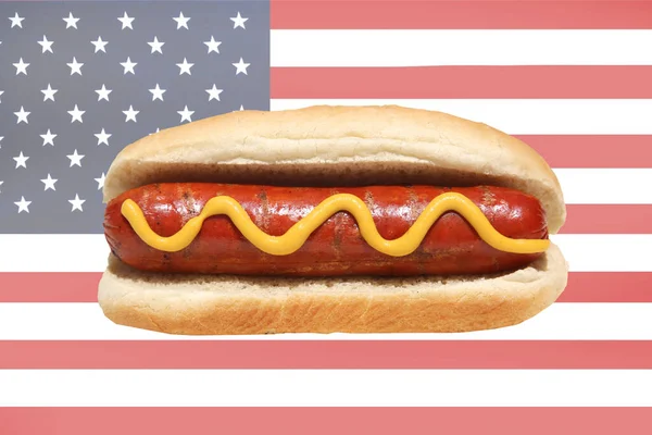 Amerikaanse Onafhankelijkheidsdag Gelukkige Juli Usa Onafhankelijkheidsdag Amerikaanse Vlag Juli Amerikaanse — Stockfoto