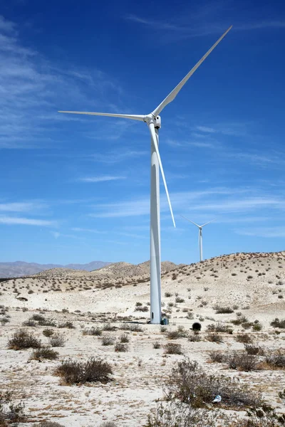Mulini Vento Nei Deserti Palm Springs California Mulini Vento Turbine — Foto Stock